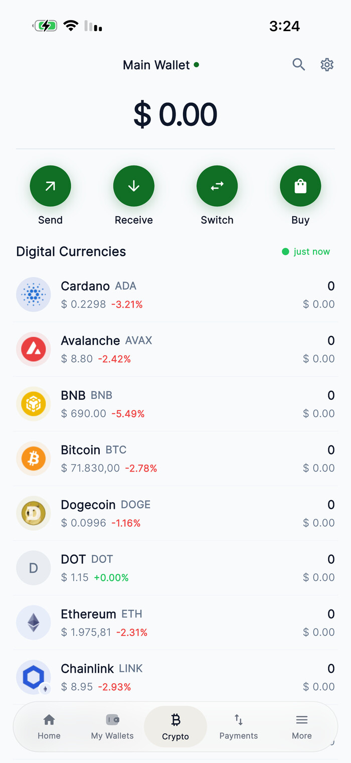 Trade digital currencies securely